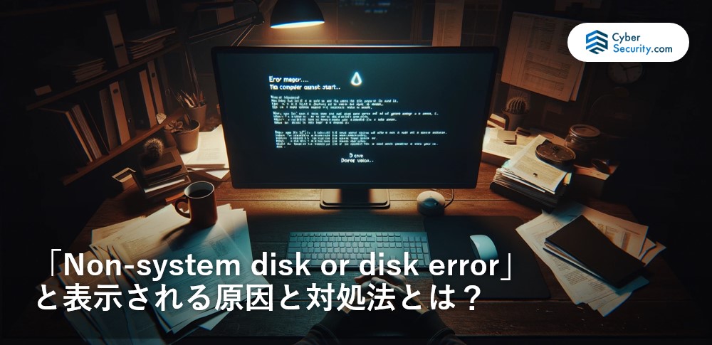 「Non-system disk or disk error」と表示される原因と対処法とは？