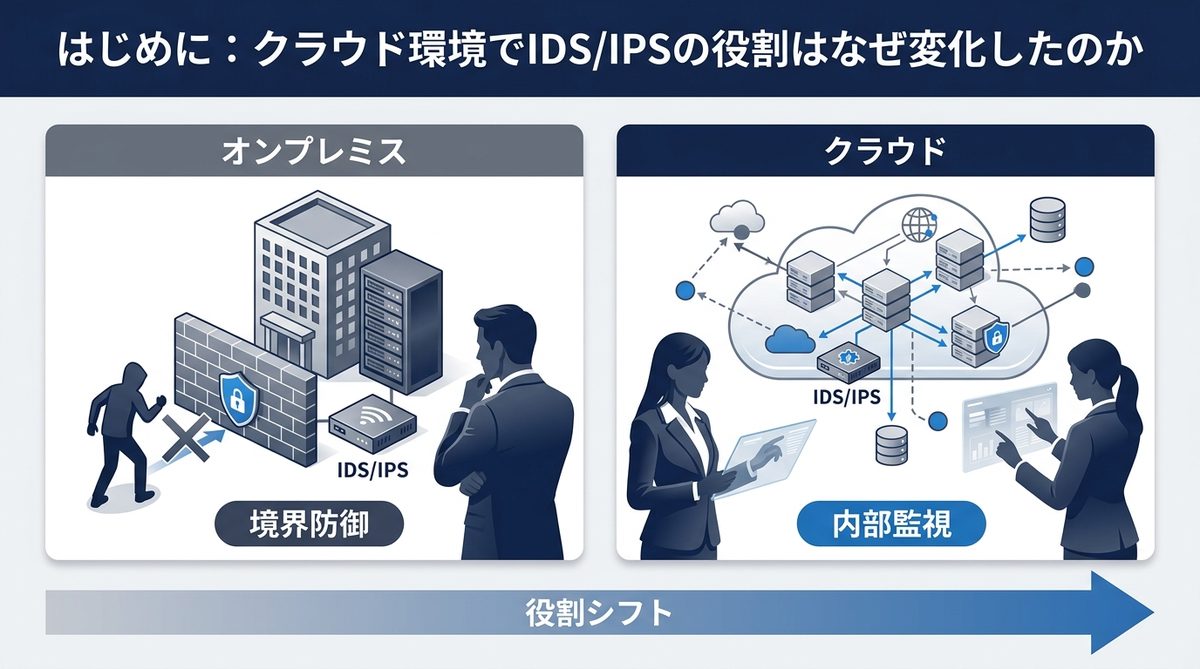 図解：はじめに：クラウド環境でIDS/IPSの役割はなぜ変化したのか