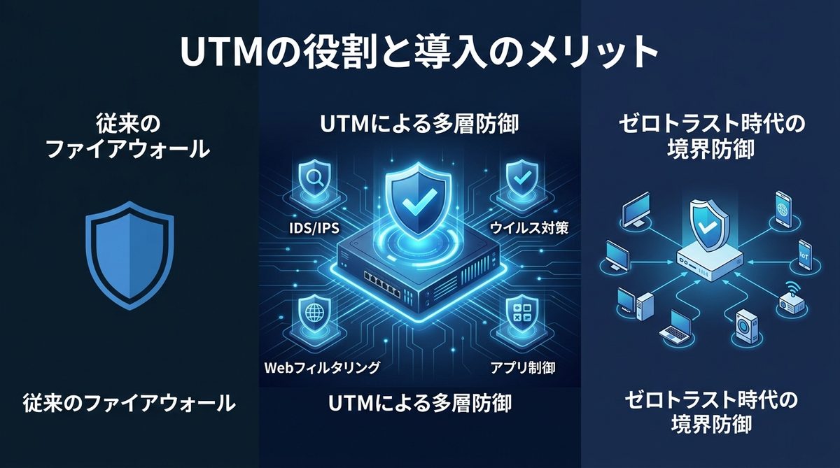 図解：UTMとは？なぜ今、導入が必要なのか