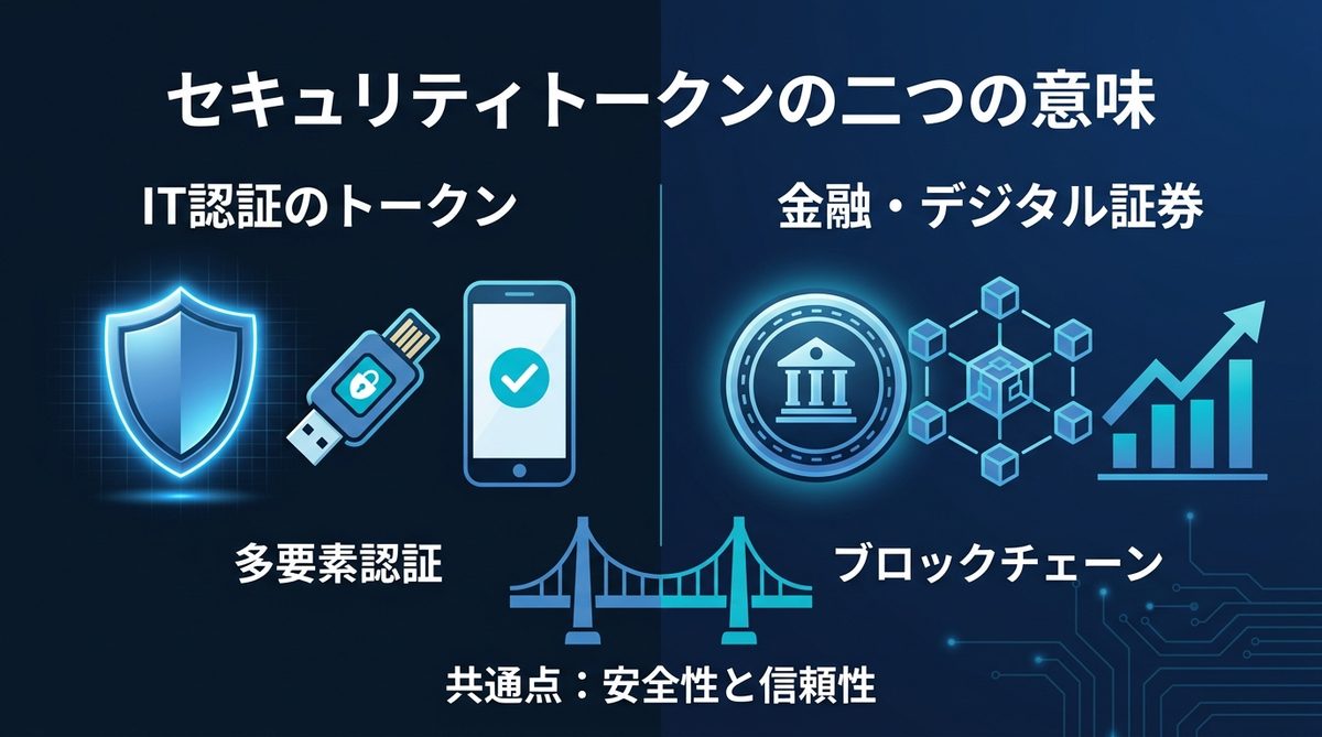 図解：セキュリティトークンは二つの意味を持つ—なぜ混同されるのか？