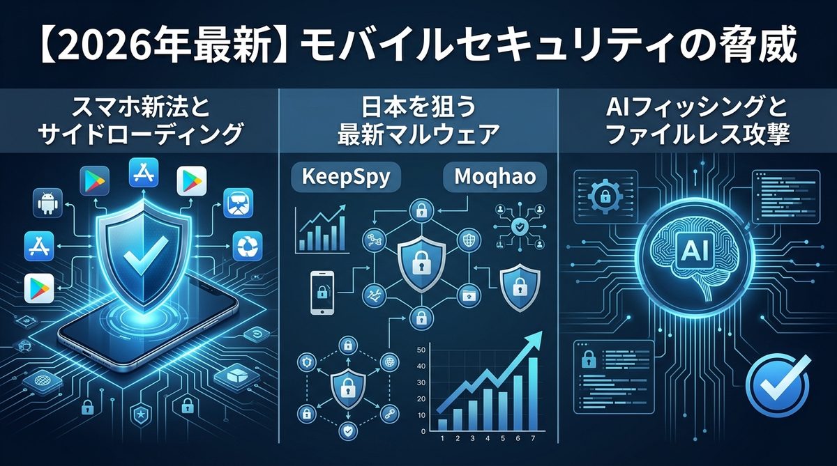 図解:【2026年最新】サイドローディングと新法が変えるモバイルの脅威