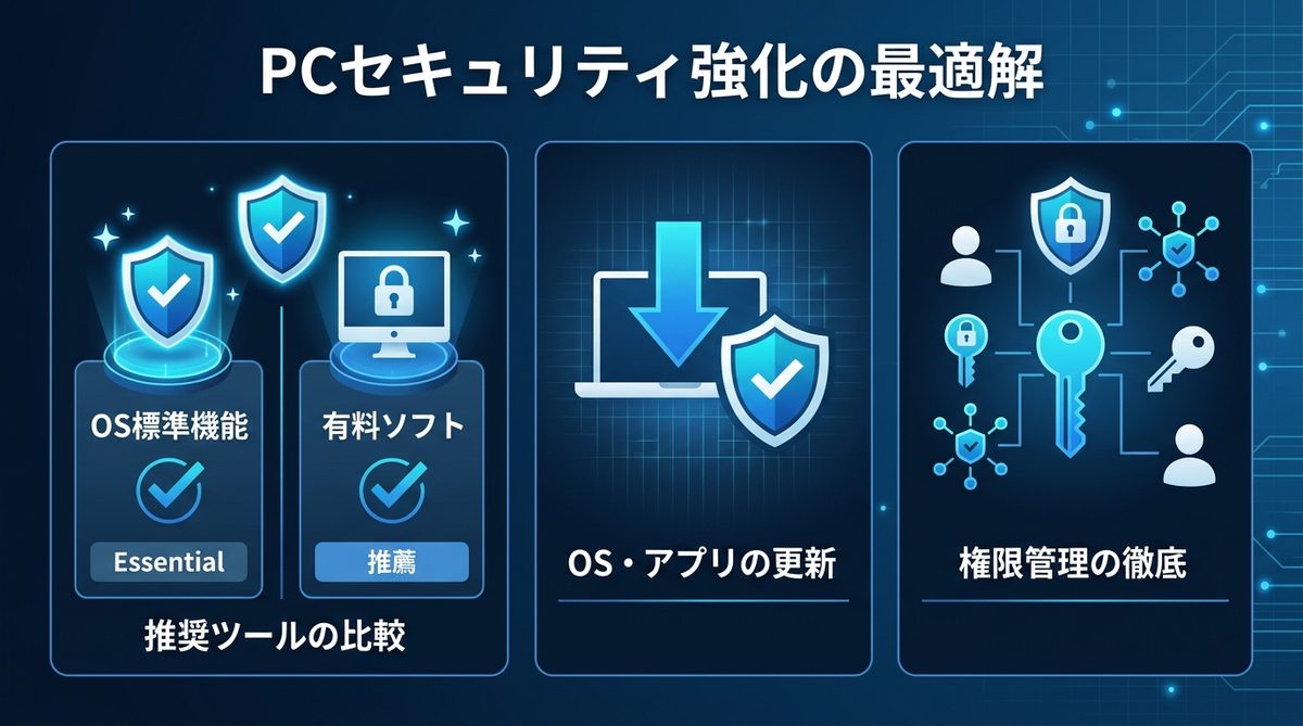 図解：再発を防止する！PCのセキュリティを強化する最適解