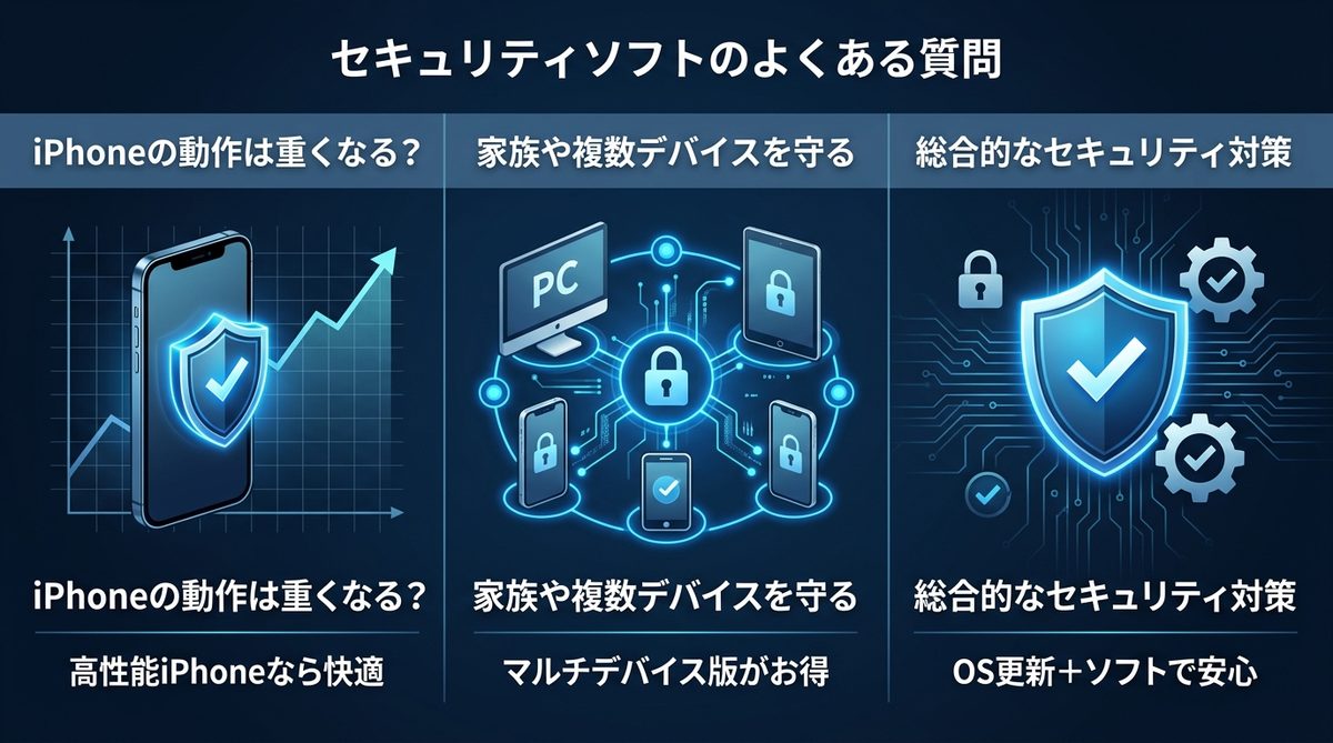 図解：セキュリティソフトに関するよくある質問（Q&A）