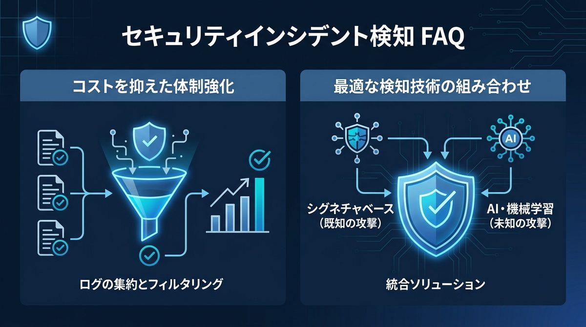 図解：セキュリティインシデント検知に関するよくある質問（FAQ）