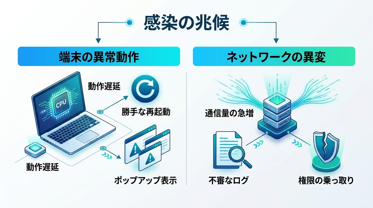 図解：感染の兆候